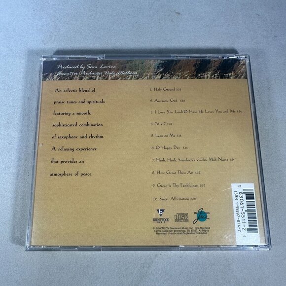 Sweet Affirmation Sam Levine CD 1996 Brentwood Jazz Saxophone Praise Relaxation - Picture 2 of 3
